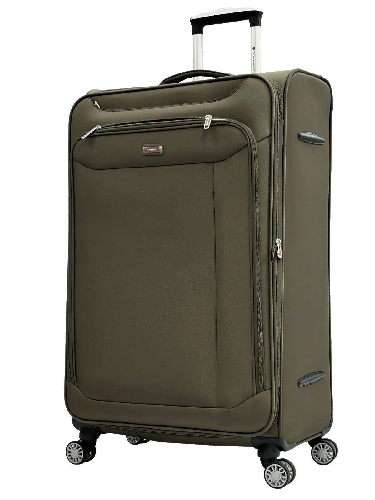 Soft Suitcase Dual 4-Wheel Spinners Expandable Luggage
