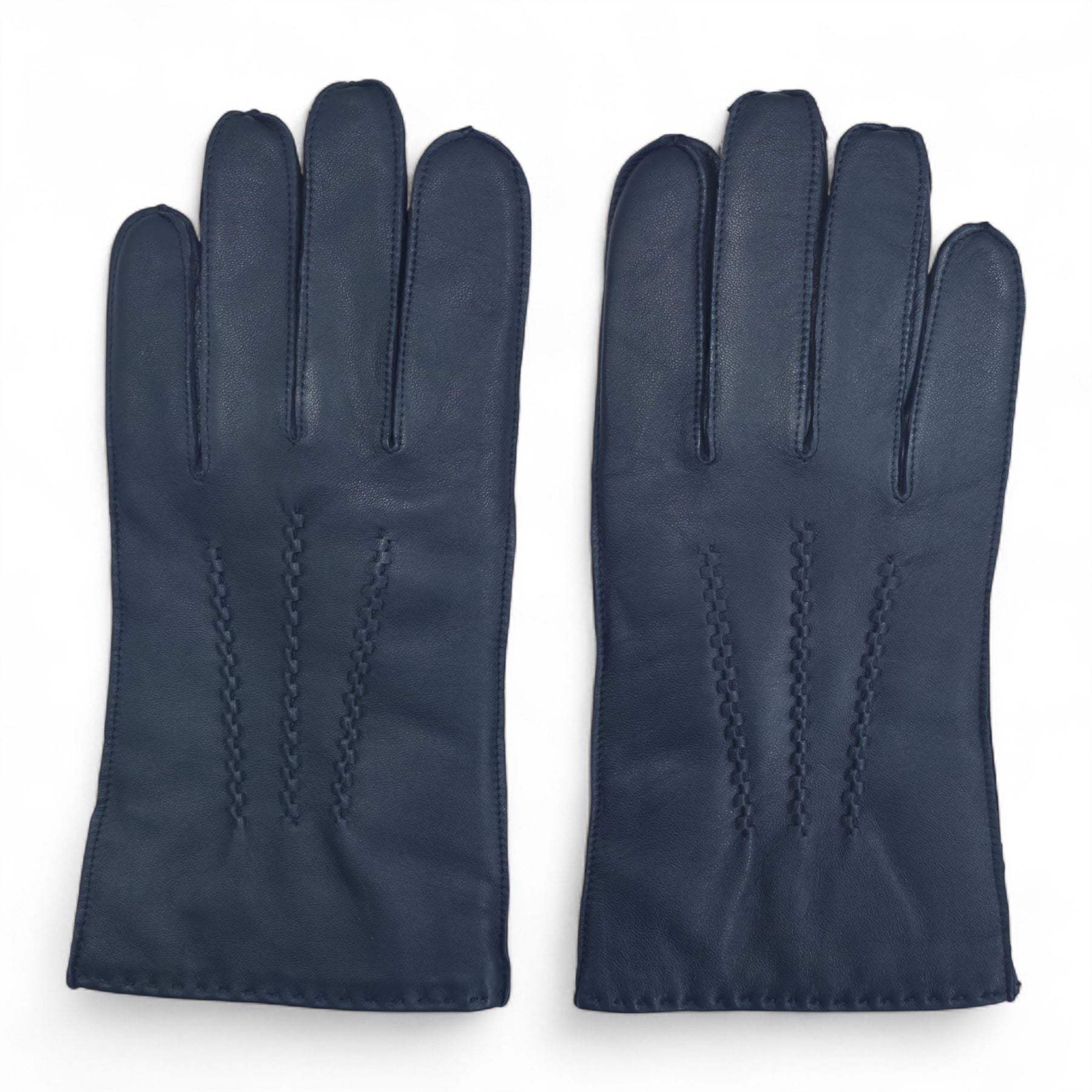 Men's Leather Wool Lined Gloves