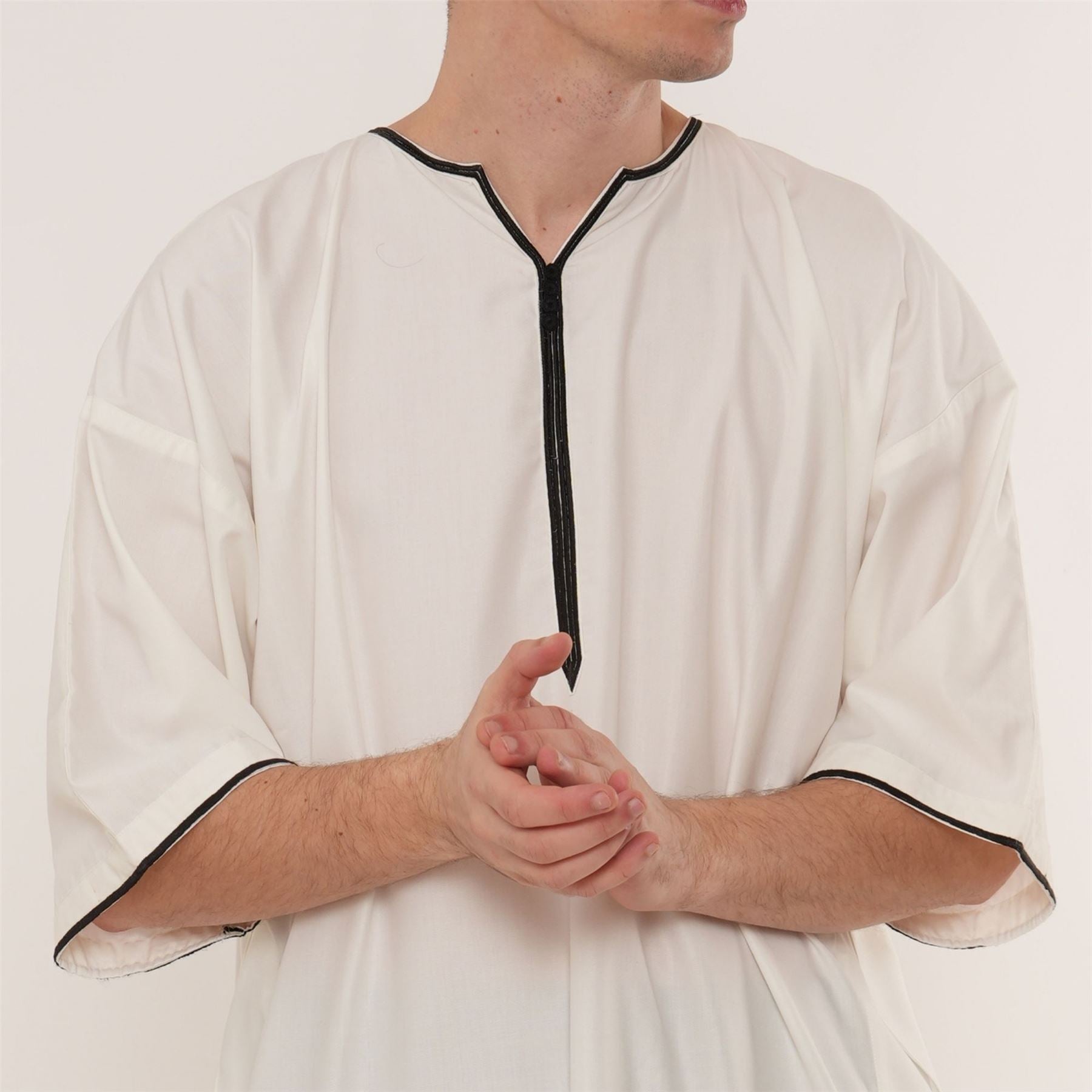 TT-006 - Men's Emirati Omani Half Sleeve Thobe