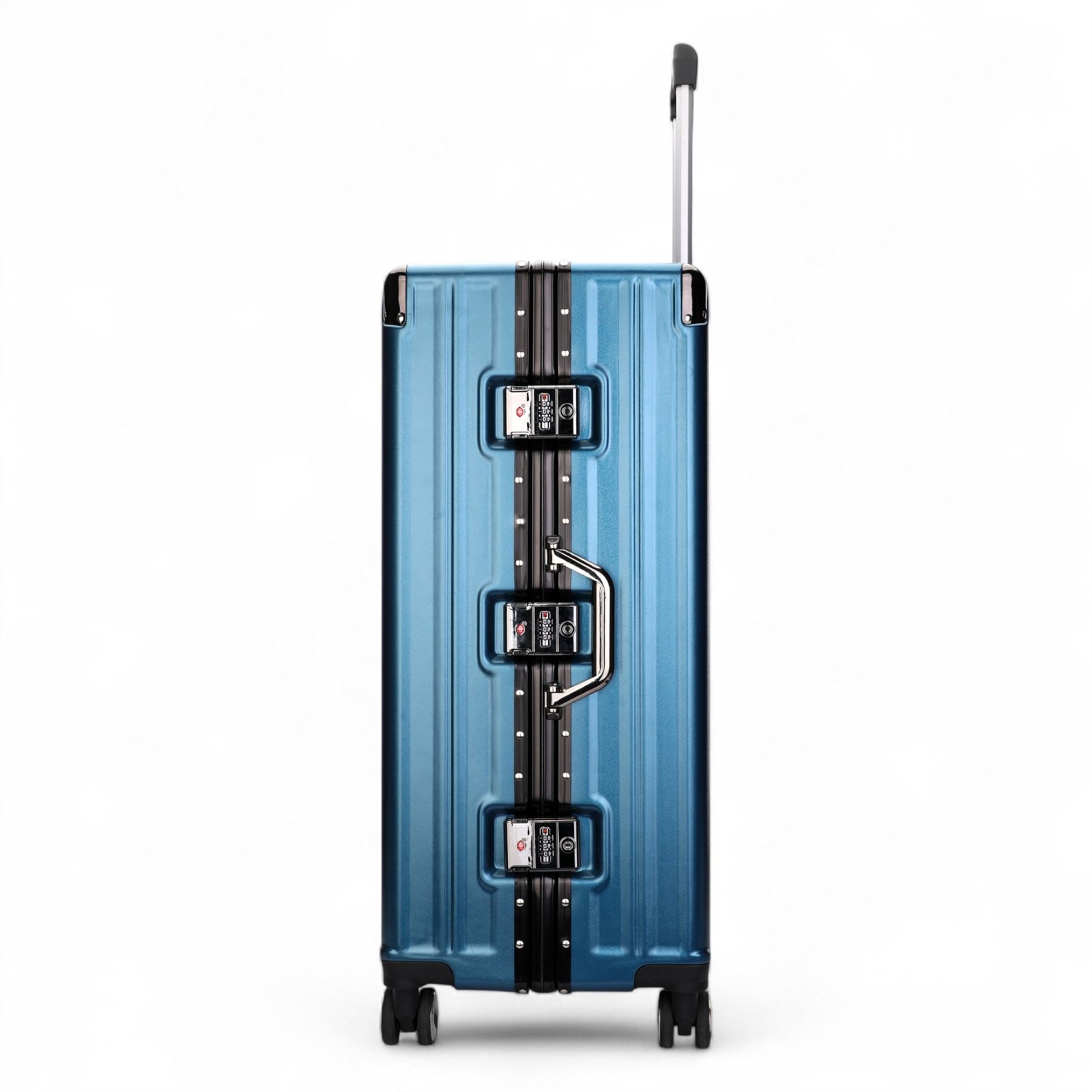 Robust Hard Shell Luggage 8 Wheel Suitcase Set