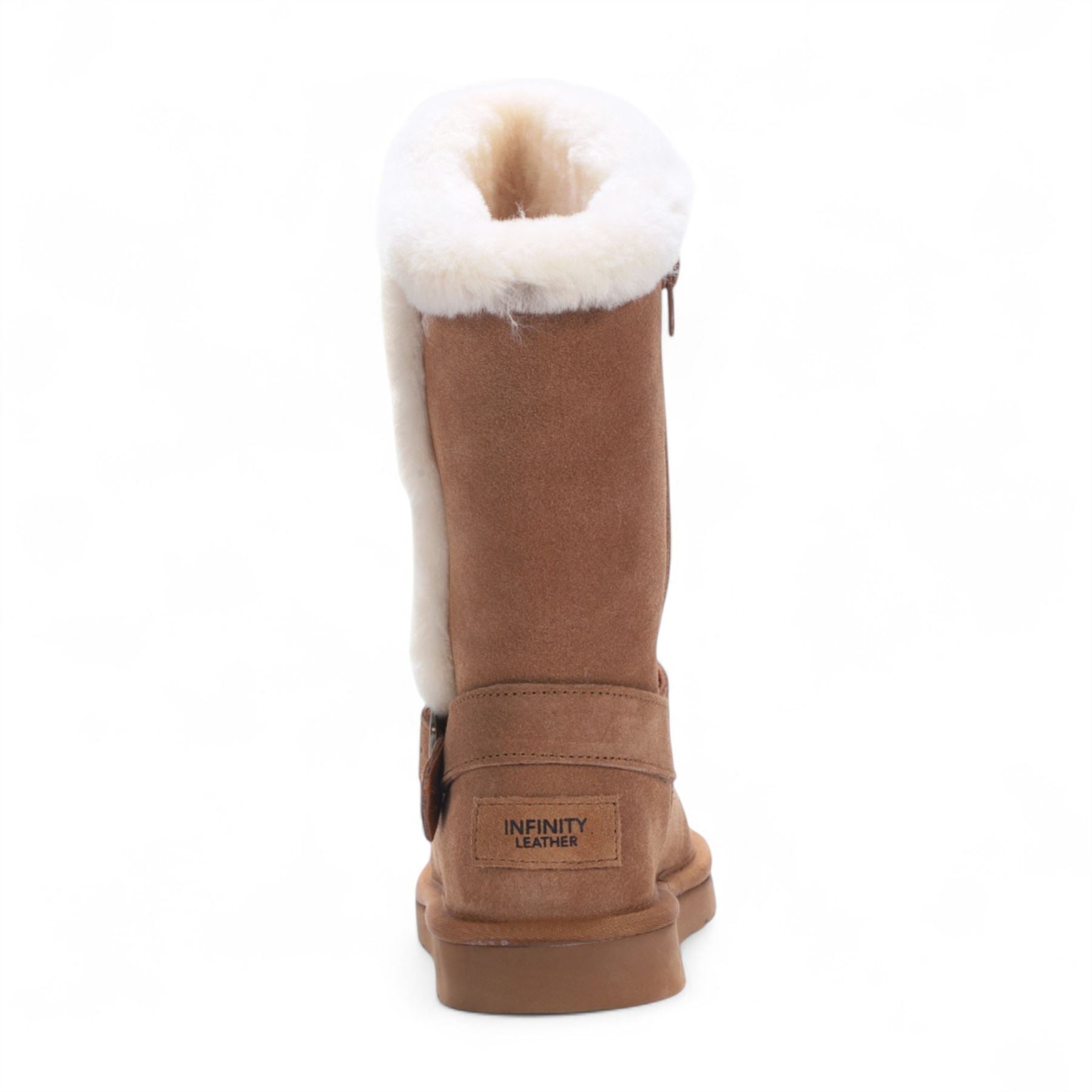 Redwood - Women's Brown Sheepskin Suede Winter Boots
