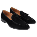 Mens Suede Loafers Smart Casual Tassel Moccasins Slip On Dress Shoes - Knighthood Store