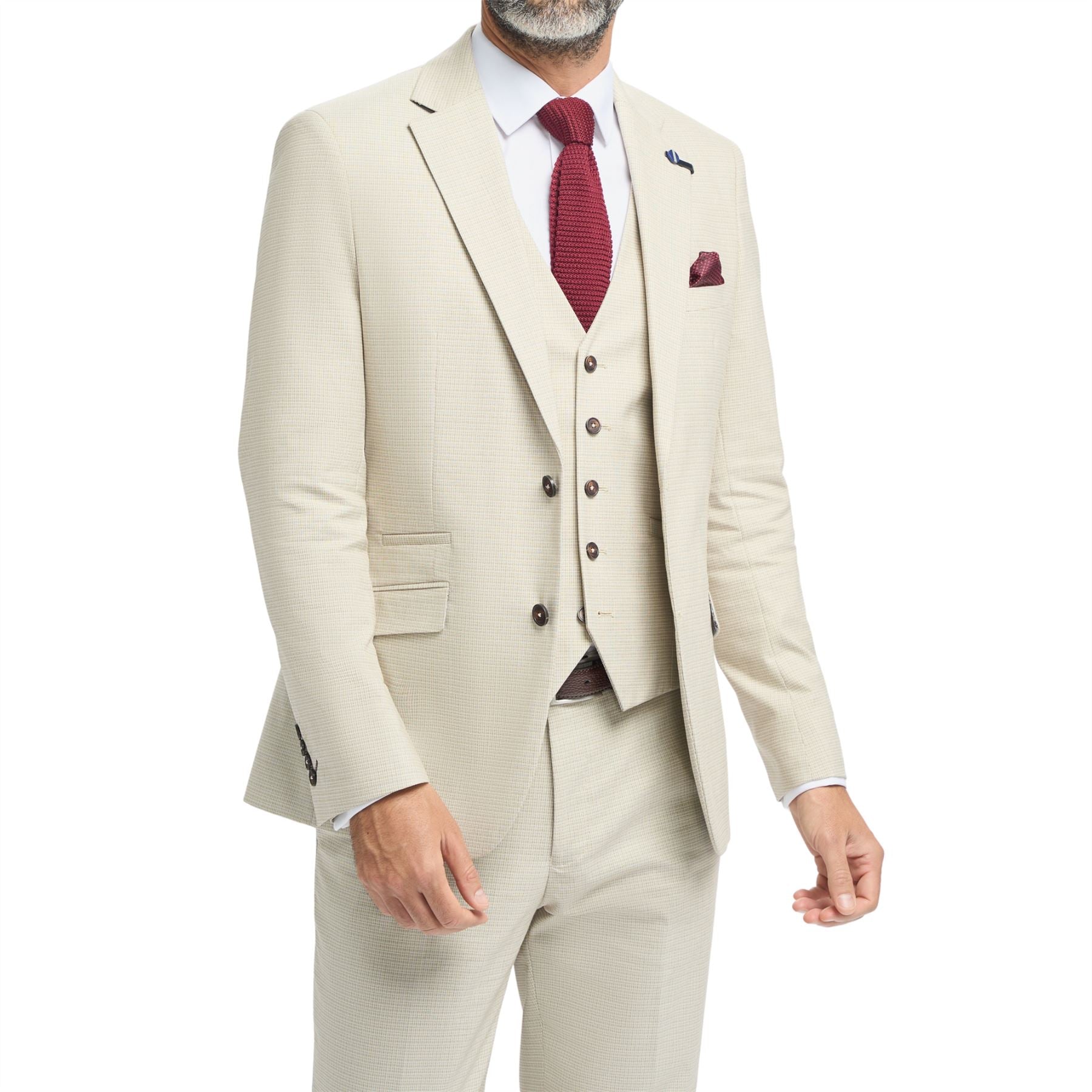 Hampton - Men's Beige Blazer