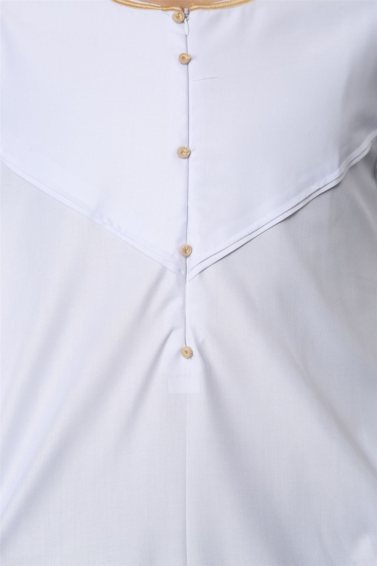 Boy's Thobe Emirati Omani Jubba Islamic Clothing Muslim Kaftan Eid Robe Arab Gold Embroidery