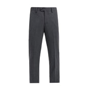Malibu - Men's Charcoal Textured Trousers