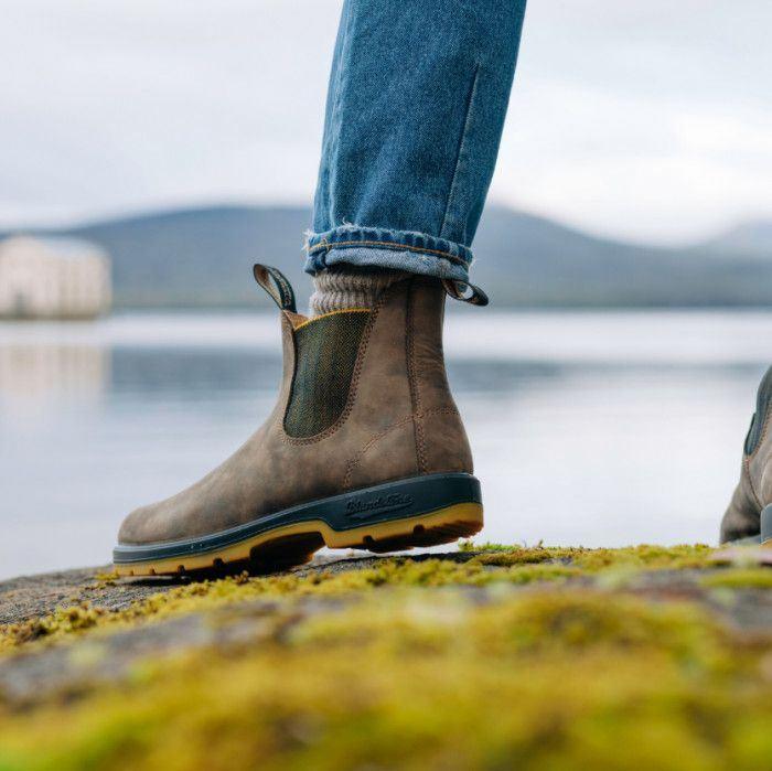 Blundstone 1944 Brown Leather Chelsea Boots Cushioned Absorbtion - Knighthood Store