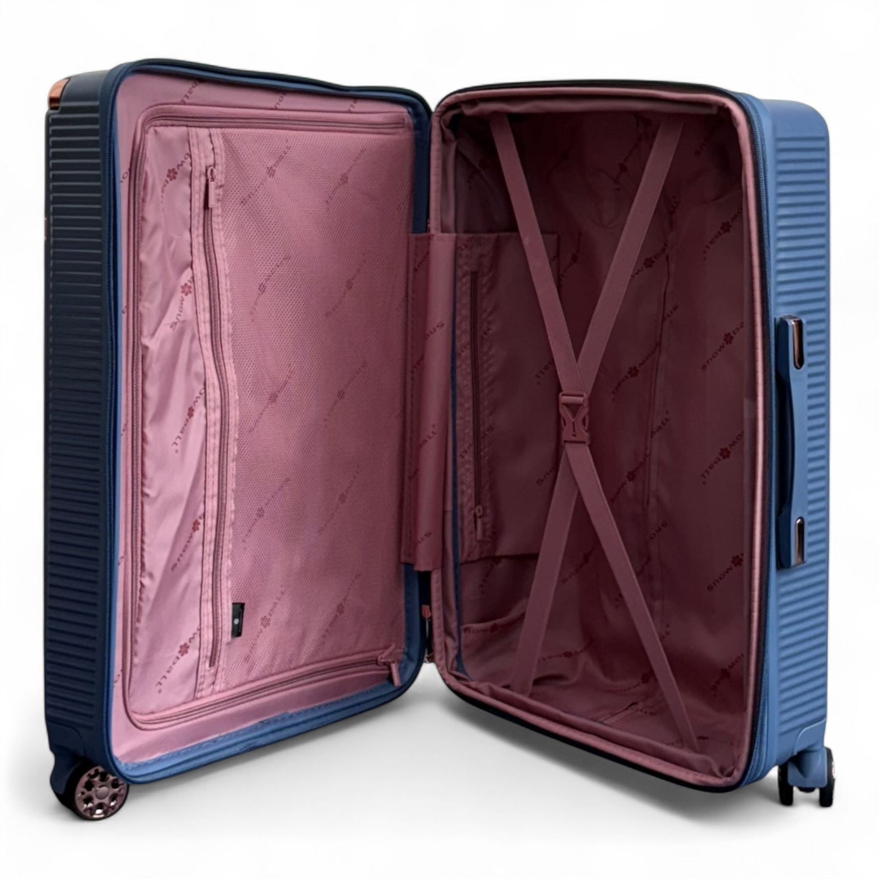 Hard Shell Luggage 8 Spinner Wheels Travel Suitcase