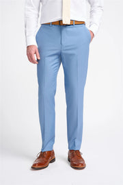 Men's Trousers Sky Blue Formal Suit Pants