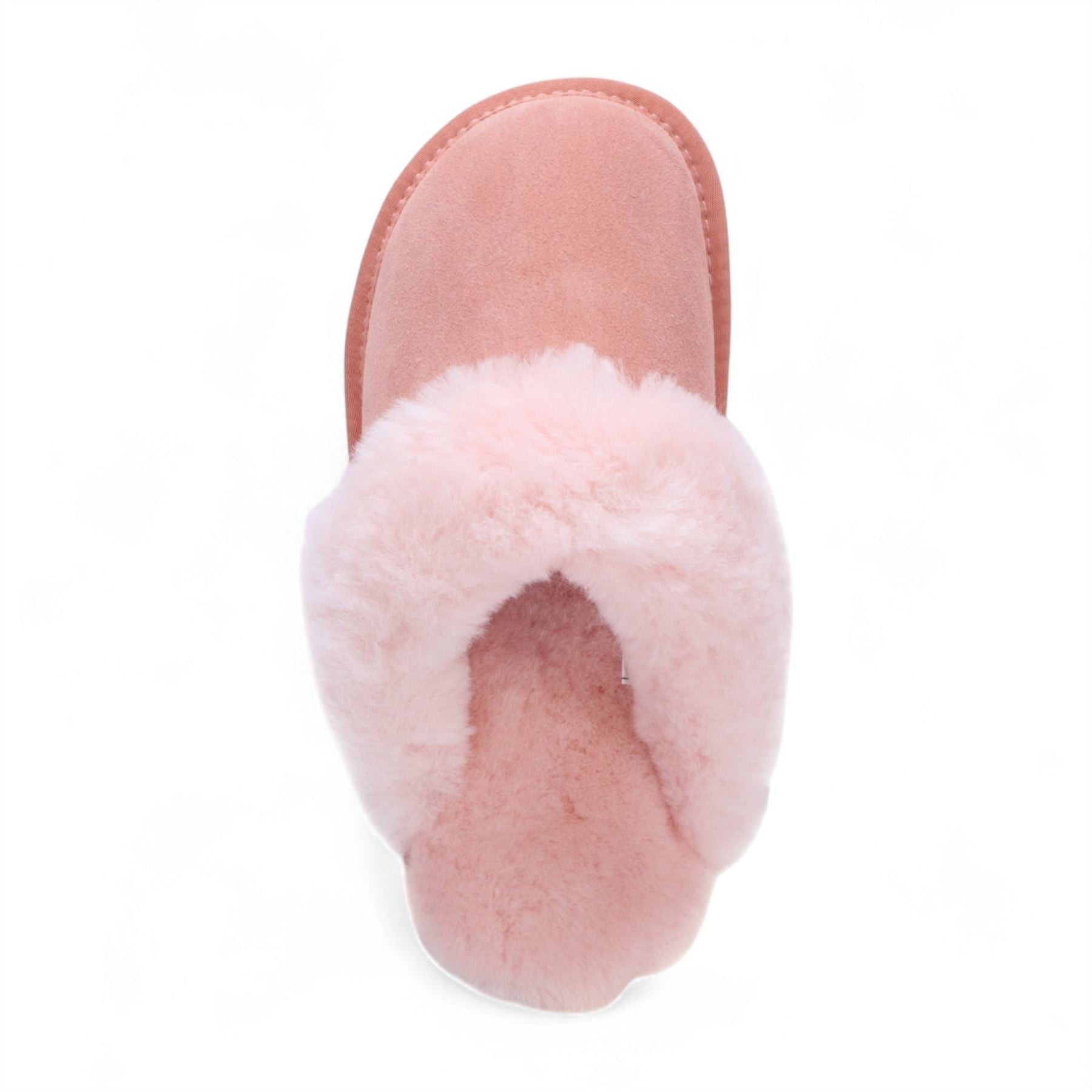 Luna - Women's Sheepskin Suede Mule Slippers