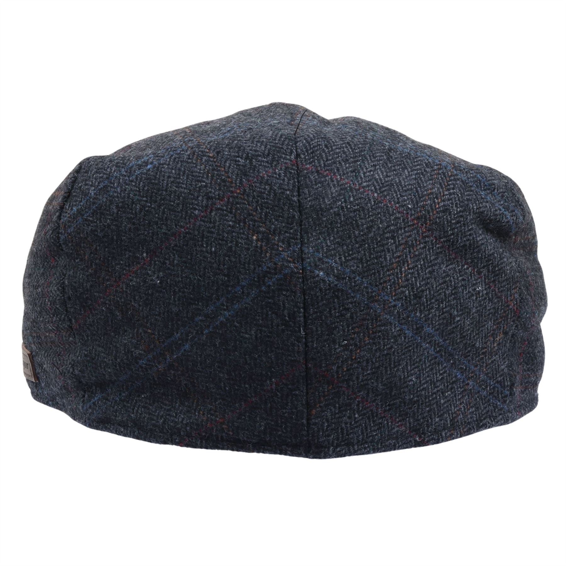 Men's Wool Blend Herringbone Plaid Ivy Flat Cap