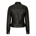 Women's Leather Moto Biker Jacket - Knighthood Store