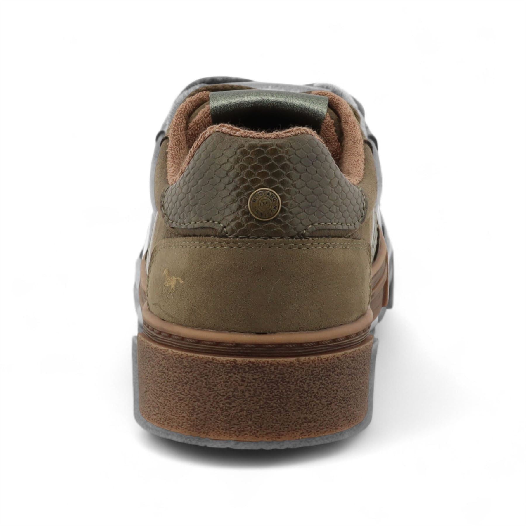Women's Olive Green Street Platform Sneakers Shoes