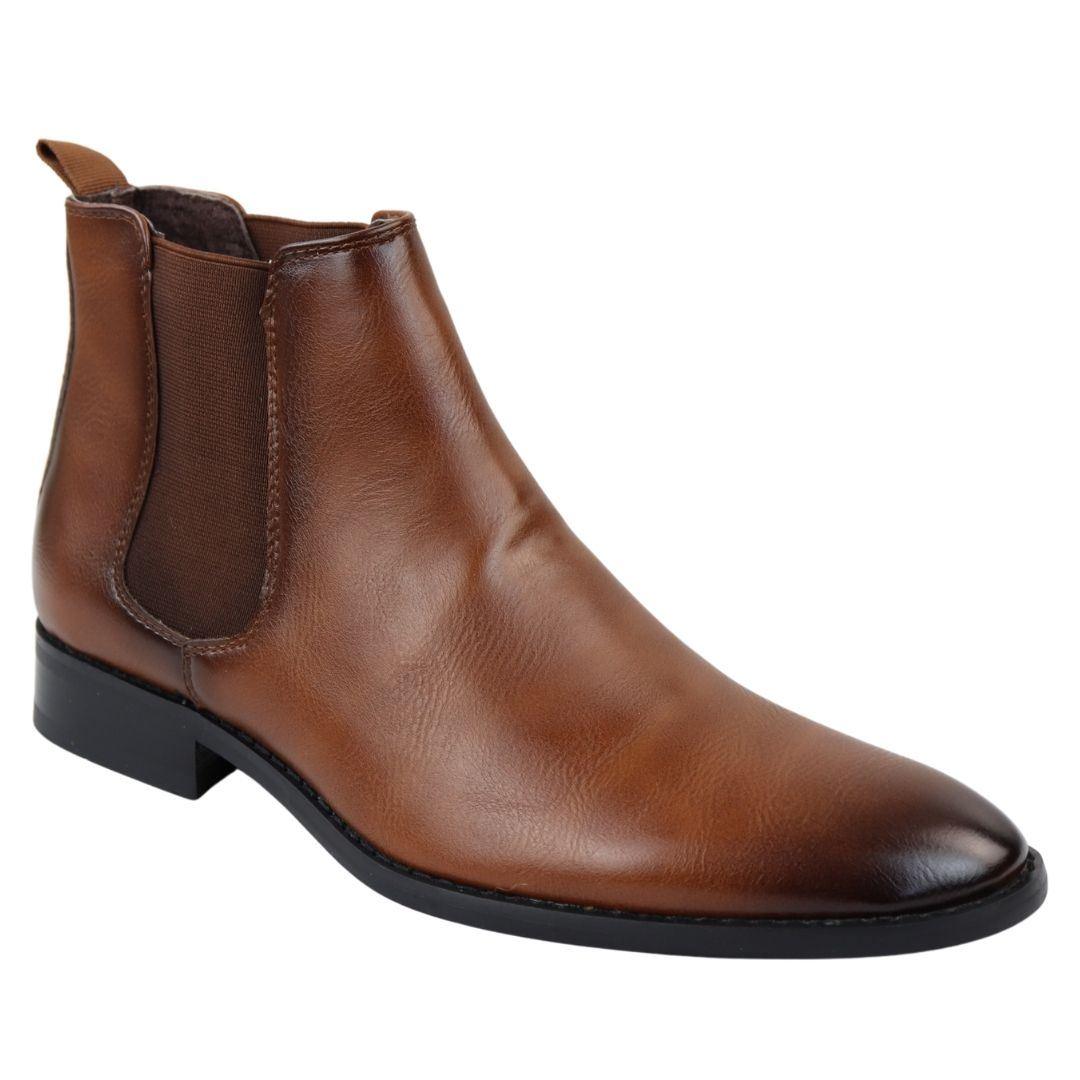 Men's Chelsea Slip On Ankle Boots - Knighthood Store
