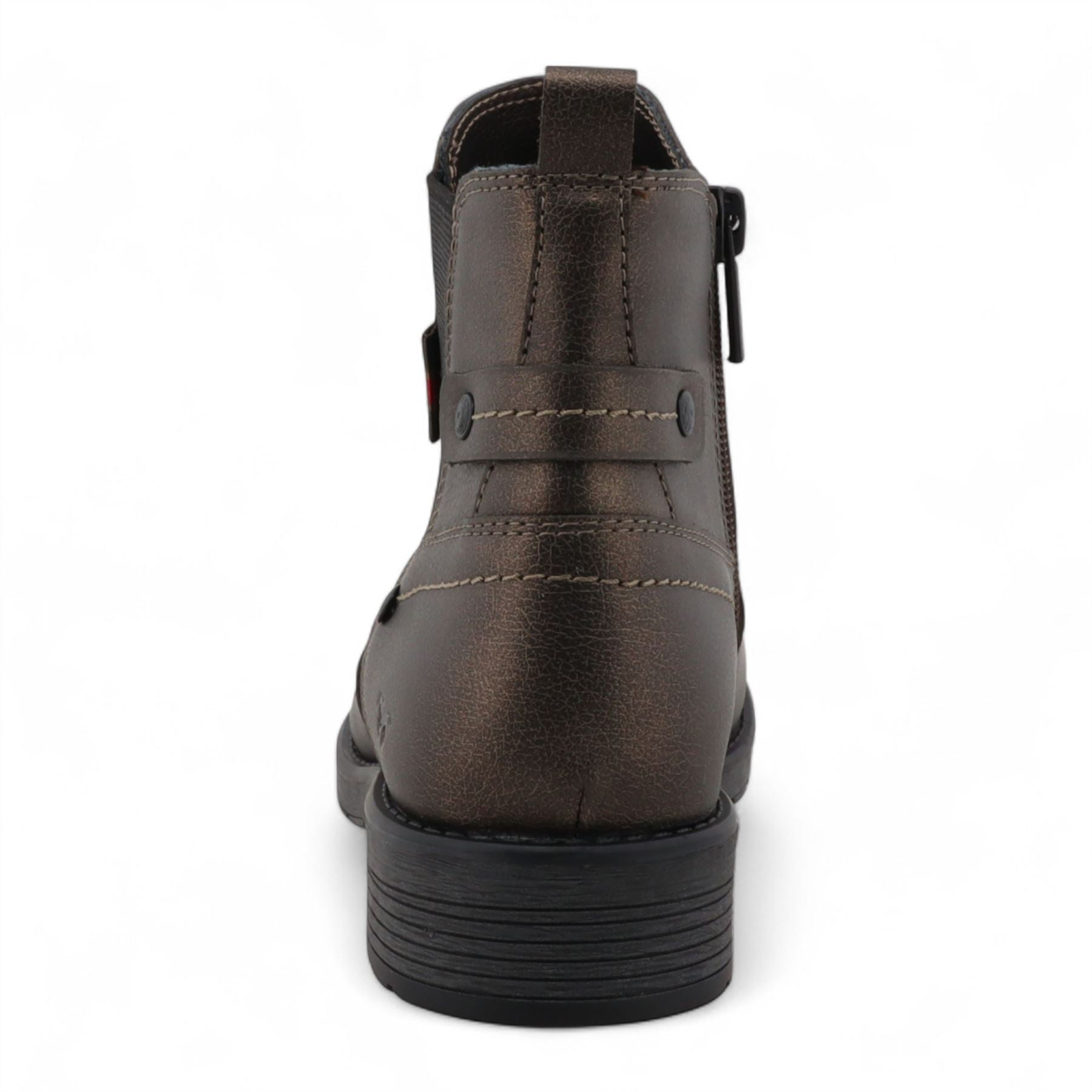 Women's Golden Brown Chelsea Ankle Boots