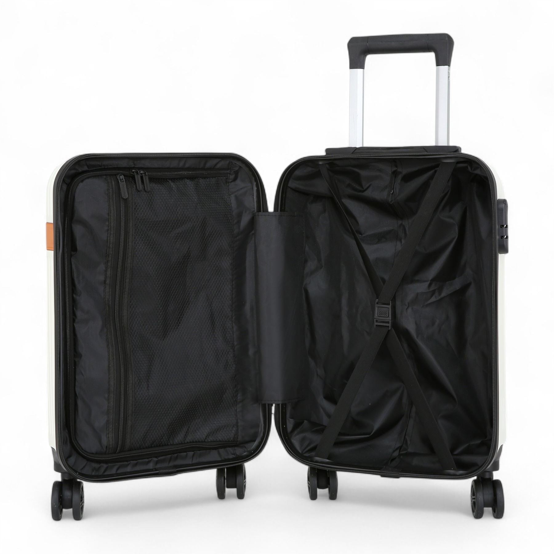 Hard Shell Classic 4-Wheel Luggage Suitcase Set