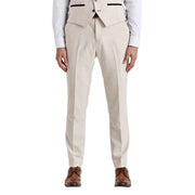Regent - Men's Cream Check Trousers