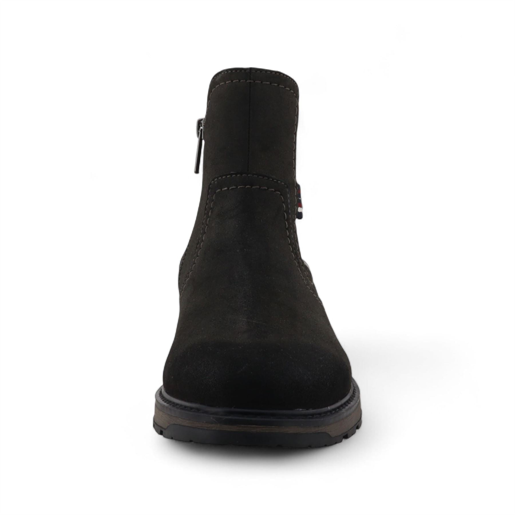 Men's Dark Grey Water-Resistant Chelsea Ankle Boots