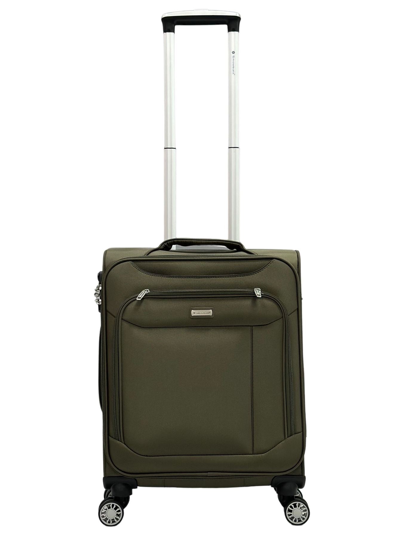 Soft Suitcase Dual 4-Wheel Spinners Expandable Luggage