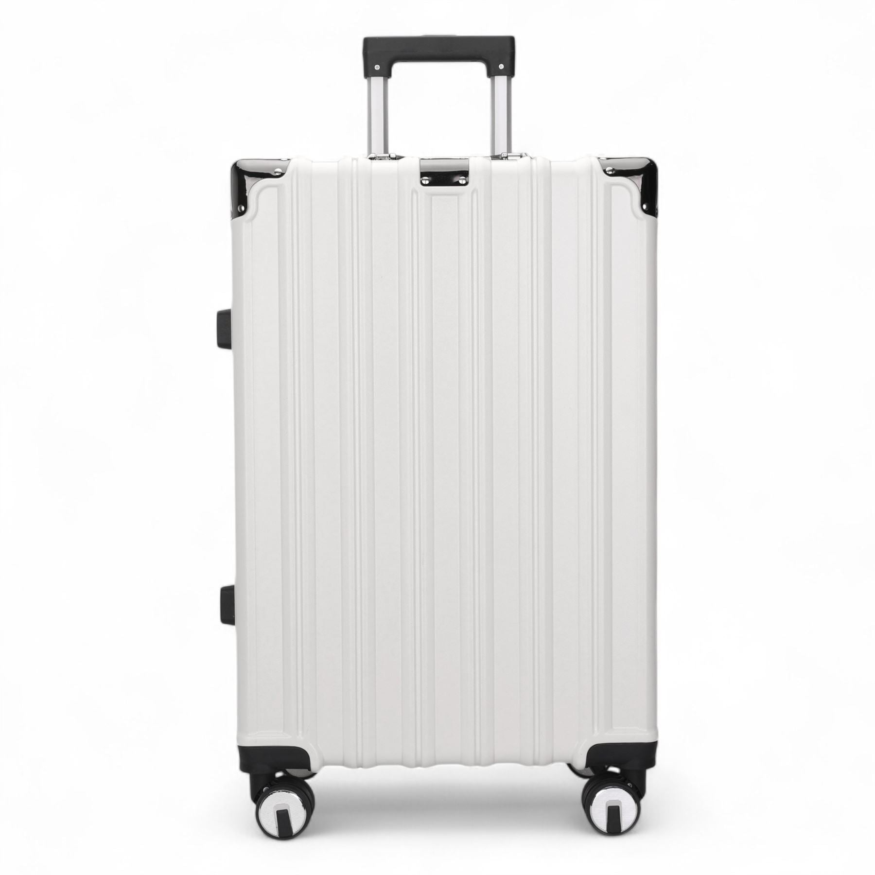 Robust Hard Shell Luggage 8 Wheel Suitcase Set