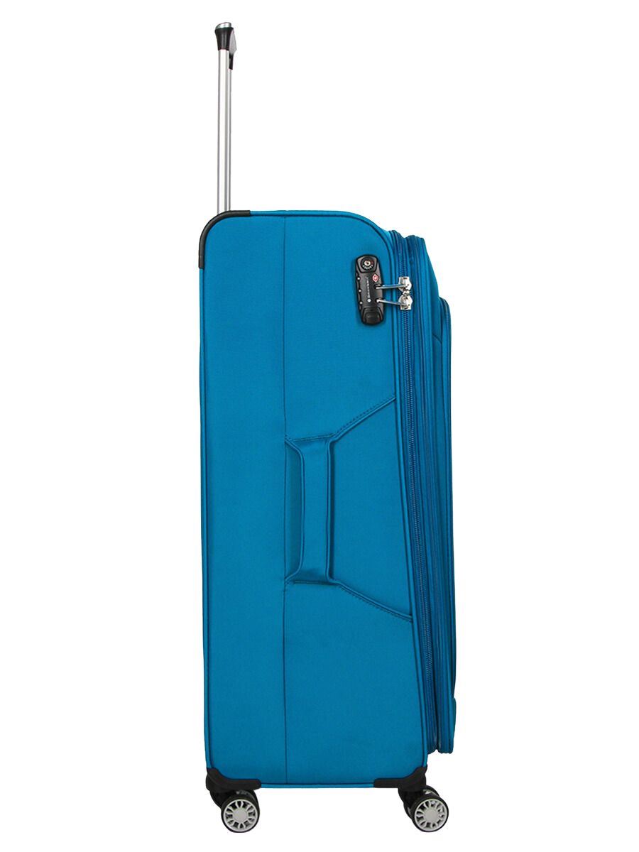 Soft Suitcase Dual 4-Wheel Spinners Expandable Luggage