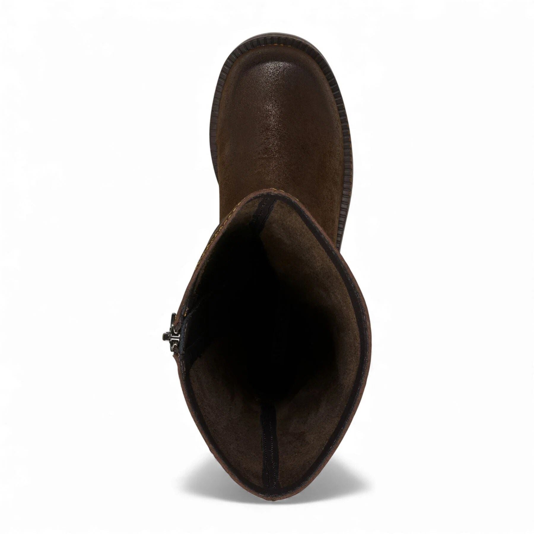 Gotcha - Women's Brown Suede Leather Western Riding Boots