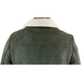 Mens Suede Sheepskin Faux Fur B3 Aviator Flying Jacket Cross Zip RAF Vintage - Knighthood Store