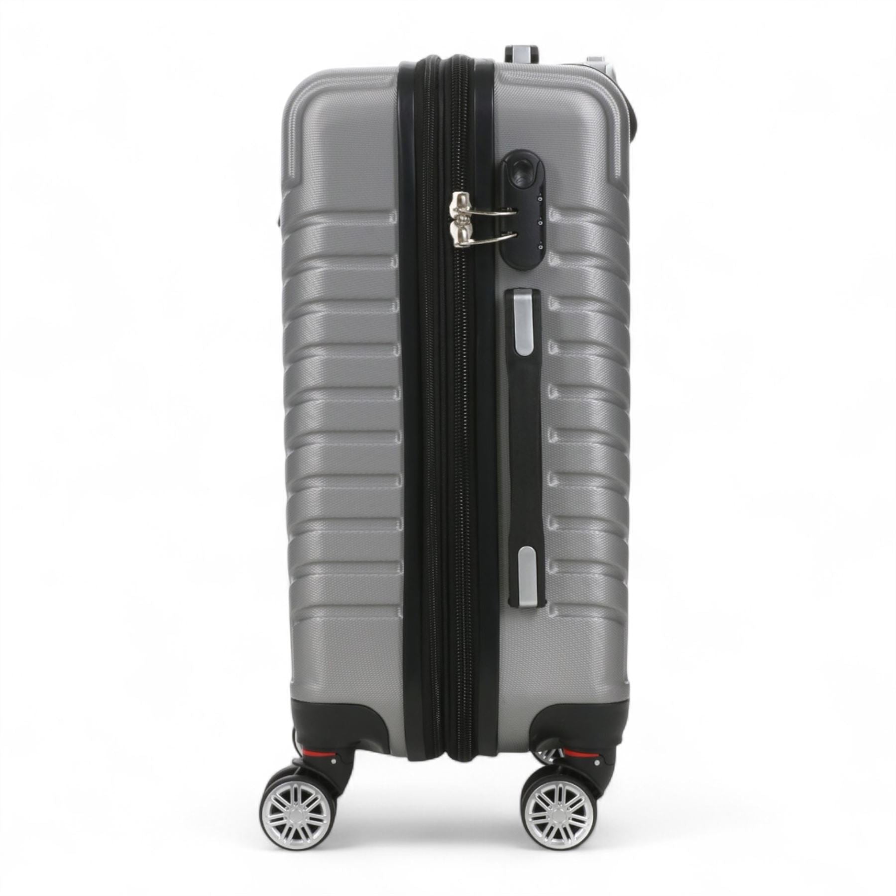 Hard Shell Luggage Set 8 Spinner Wheels ABS Suitcase