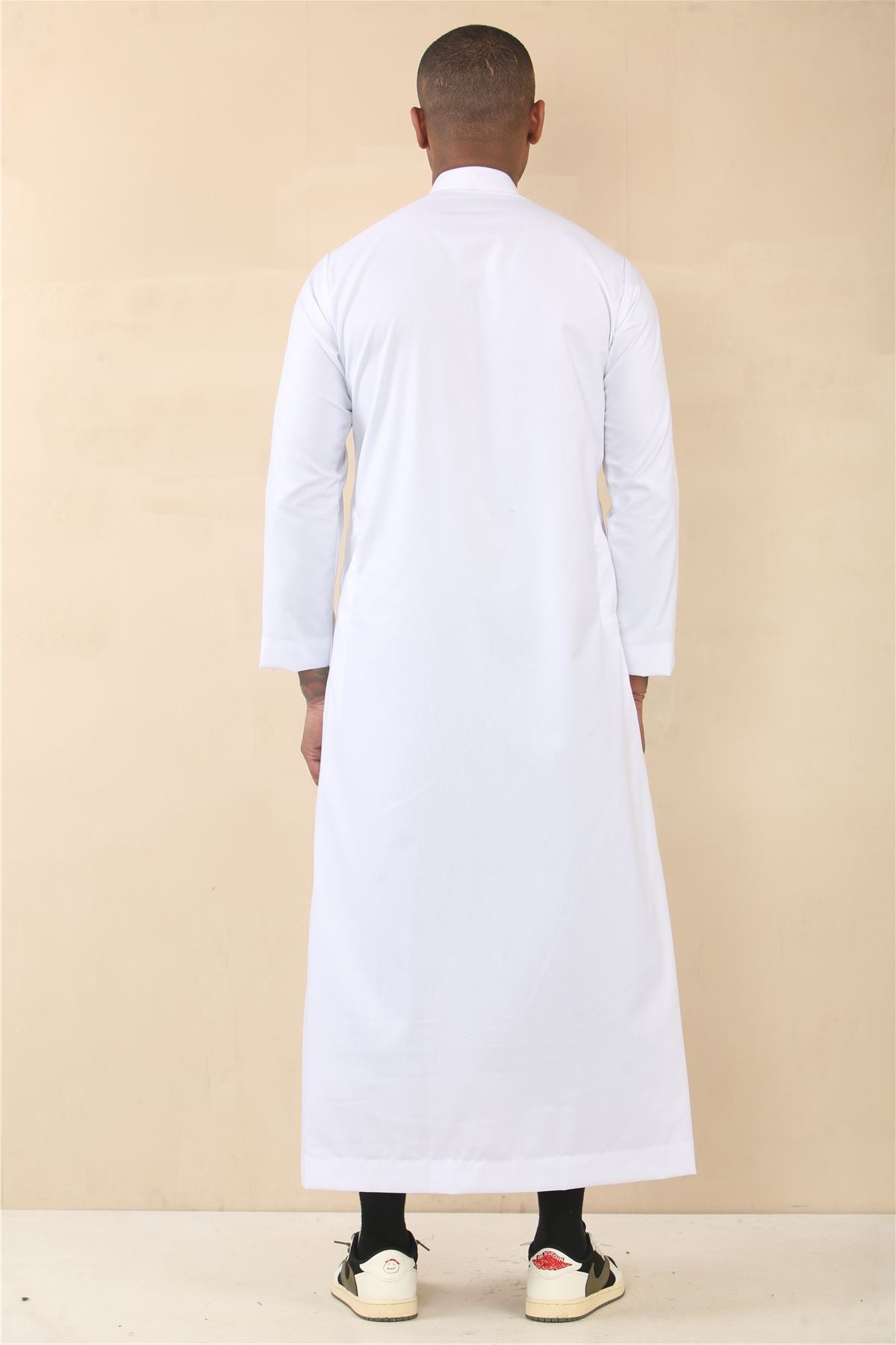 TT-005 - Men's Saudi Emirati Thobe Arab Nehru High Collar
