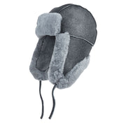 Men's RAF Aviator Suede Sheepskin B-55 Leather Navigator Hat