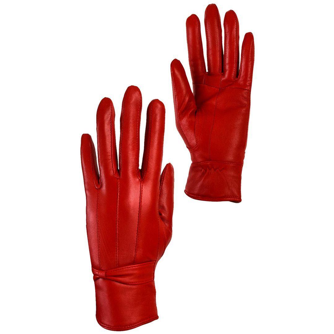 Ladies Womens Winter Quality Genuine Soft Leather Gloves Fur Lined Driving Warm - Knighthood Store