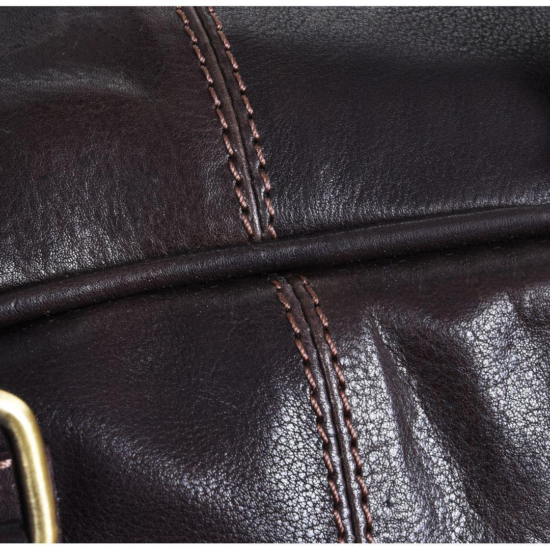 Mens Hand Made Real Leather Overnight Travel Gym Weekend Bag Duffle Carry On - Knighthood Store