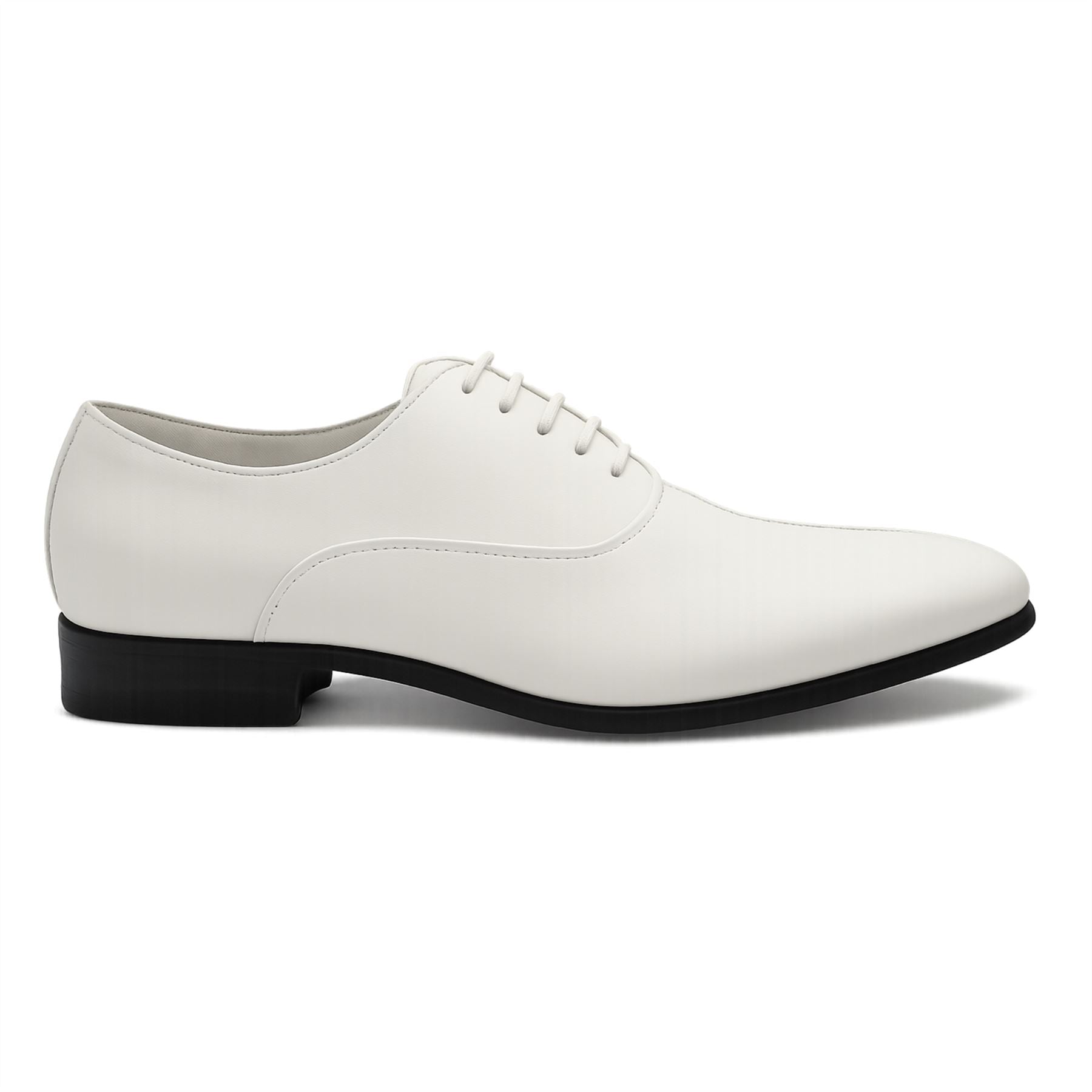 Men’s Formal Patent PU Leather Oxfords Lace-Up Dress Shoes