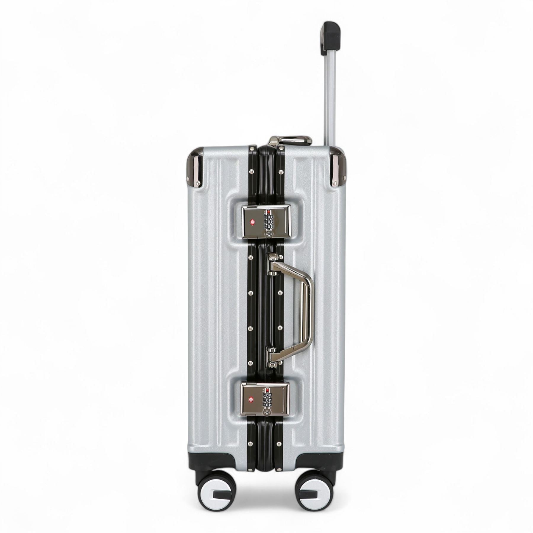 Robust Hard Shell Luggage 8 Wheel Suitcase Set