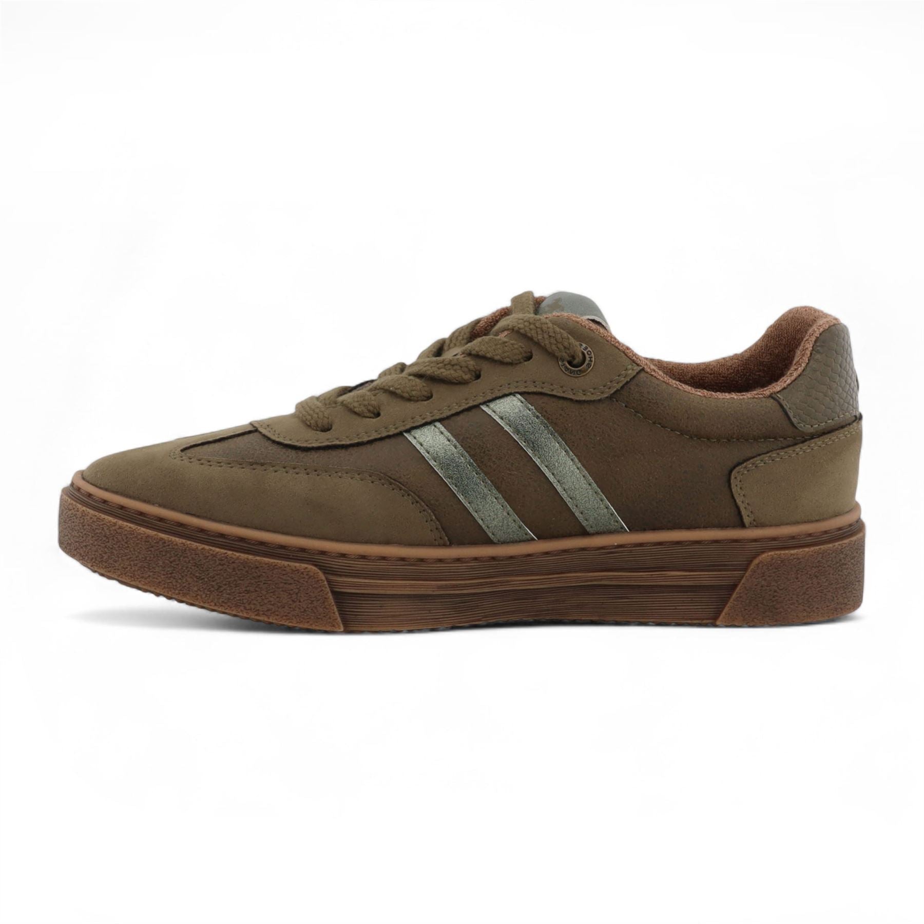 Women's Olive Green Street Platform Sneakers Shoes