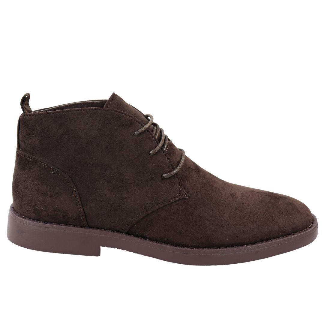 Mens's Chukka Desert Ankle Boots Lace Up Suede Shoes - Knighthood Store
