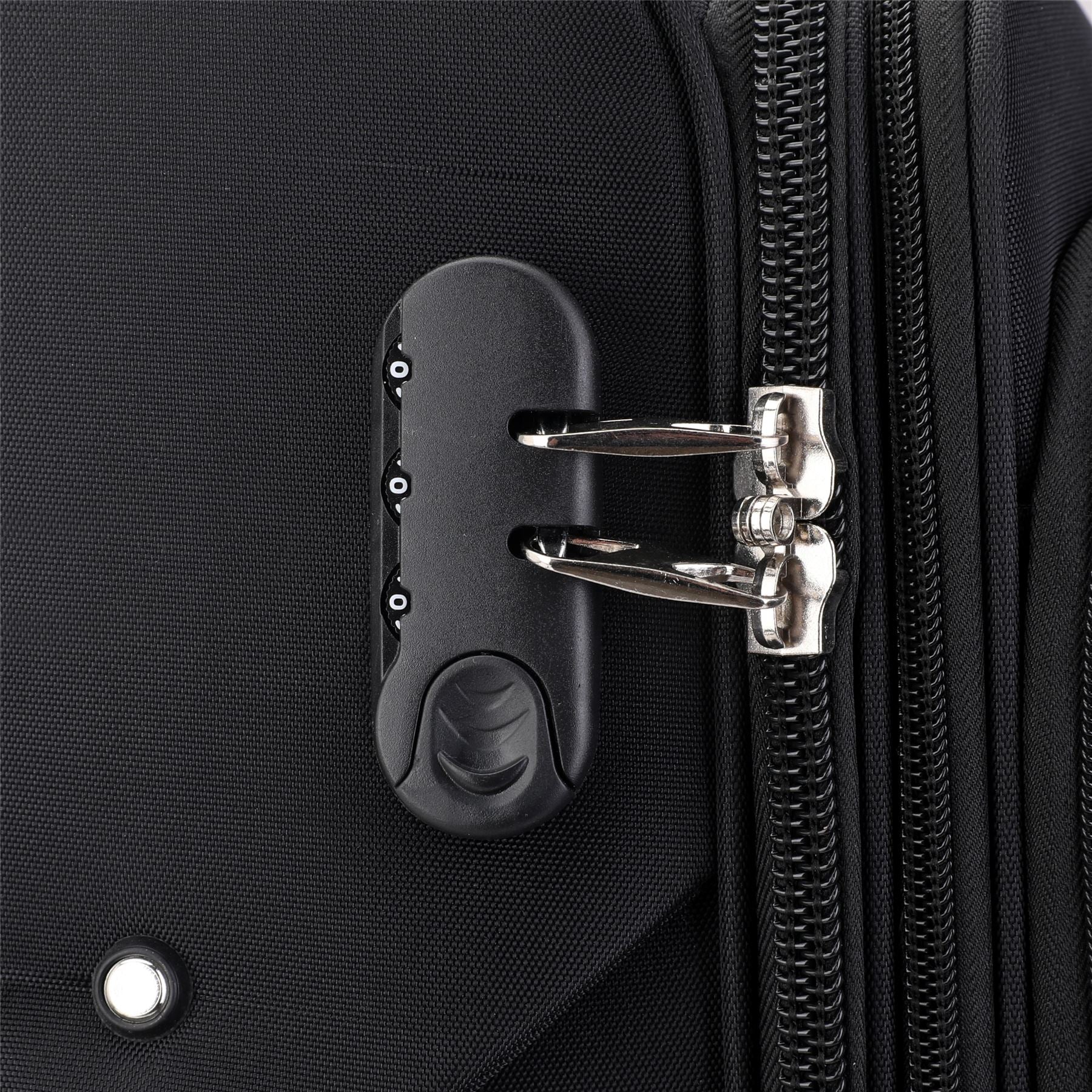 Lightweight Expandable Luggage Softshell 8 Weel Suitcase Set