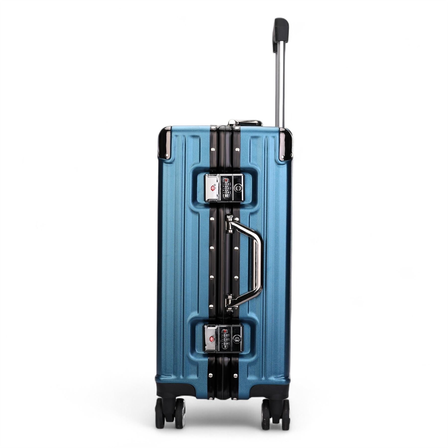 Robust Hard Shell Luggage 8 Wheel Suitcase Set