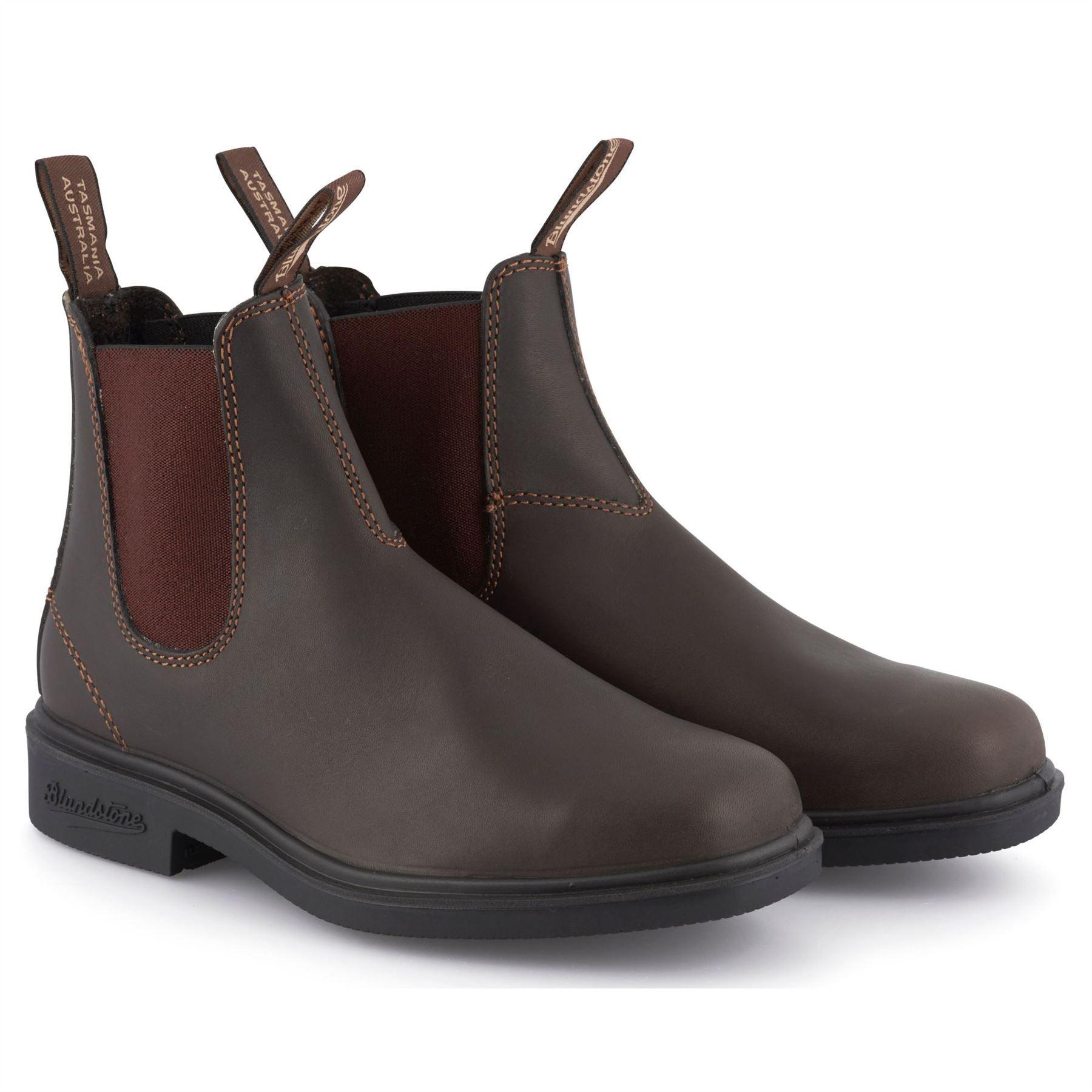 Blundstone 062 Stout Brown Leather Chiesel Toe Chelsea Boot - Knighthood Store