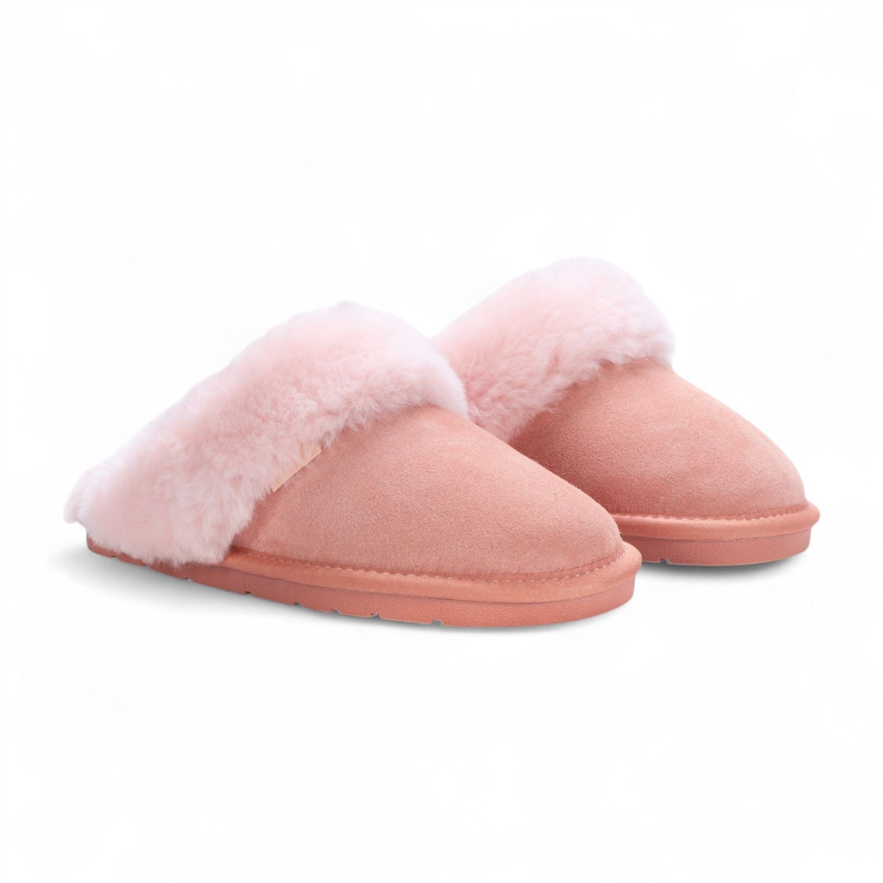Luna - Women's Sheepskin Suede Mule Slippers