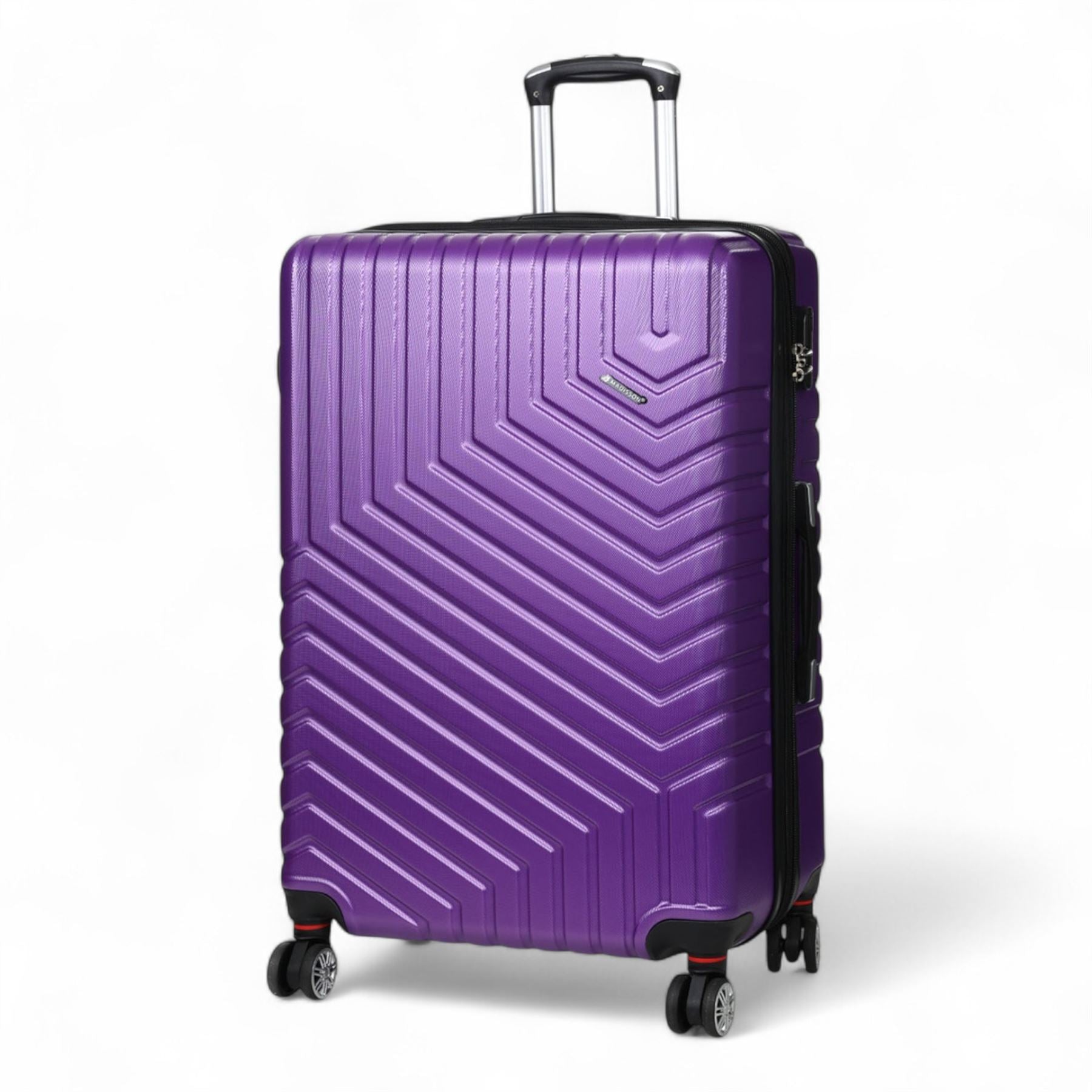 Hard Shell Luggage Set 8 Spinner Wheels ABS Suitcase