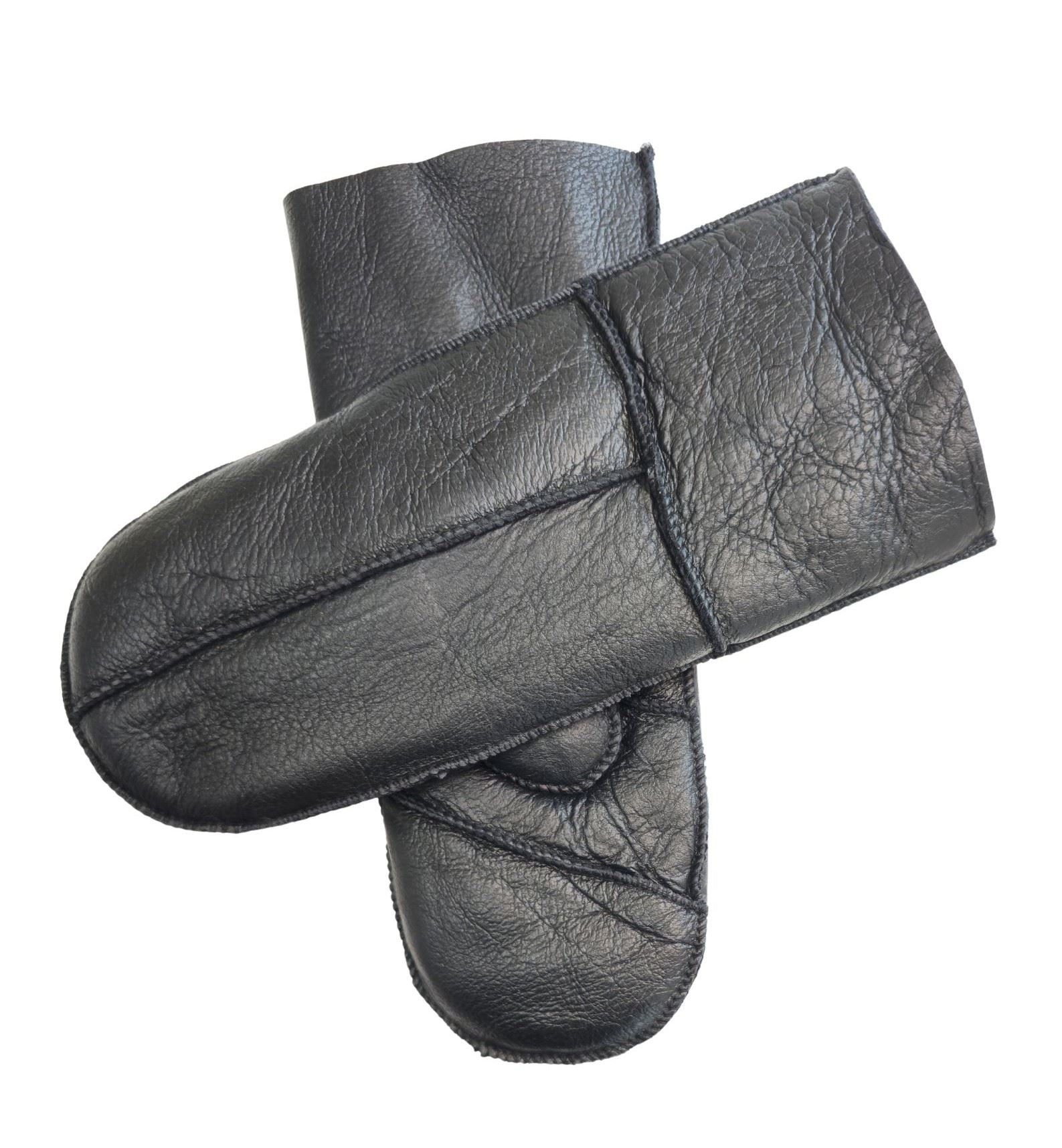 Women’s Premium Leather Shearling Wool Lining Gloves