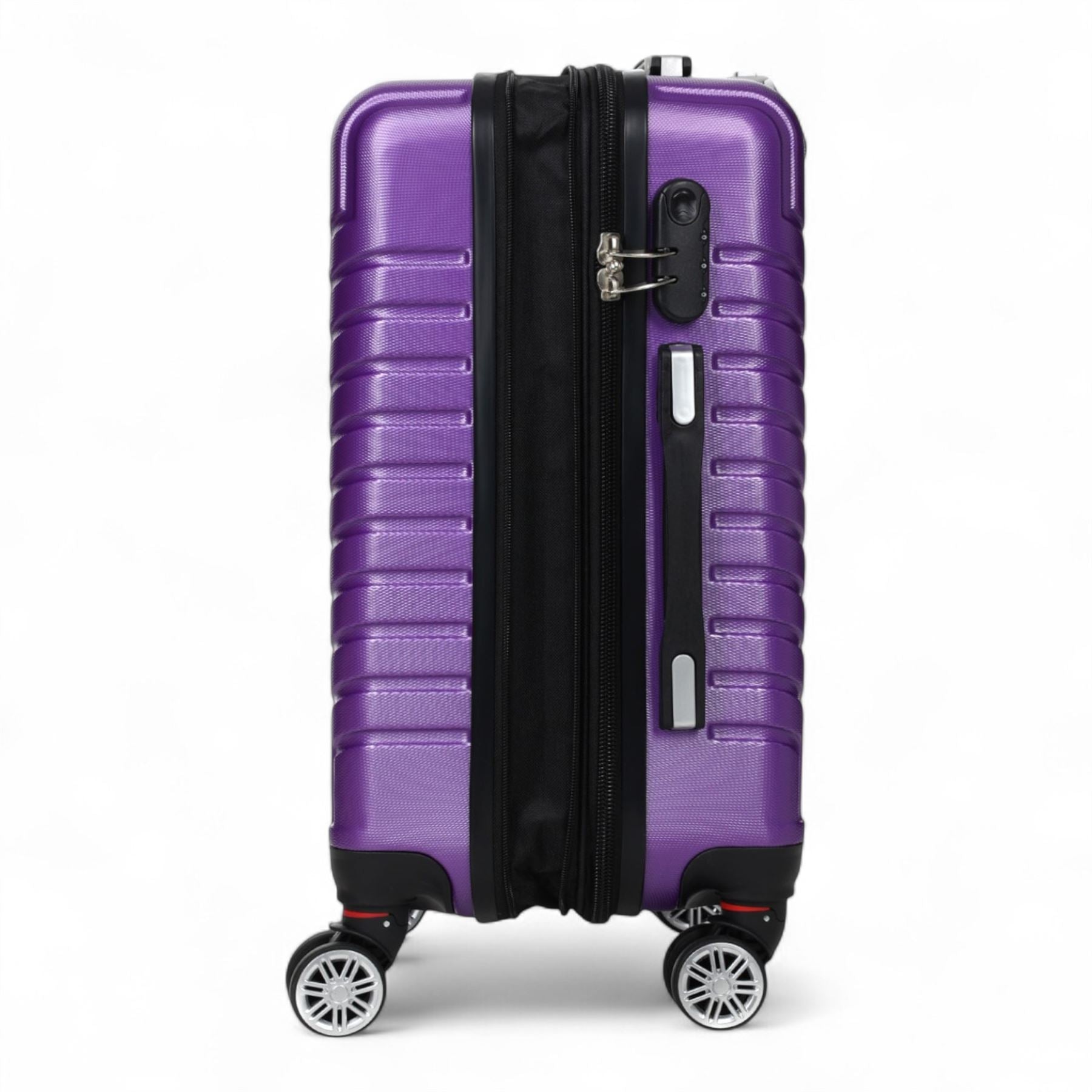 Hard Shell Luggage Set 8 Spinner Wheels ABS Suitcase