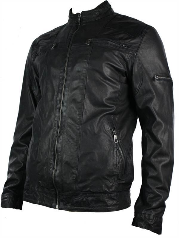 Mens Biker Motorcycle Vintage Distressed Brown Zip Short Leather Jacket Suede - Knighthood Store