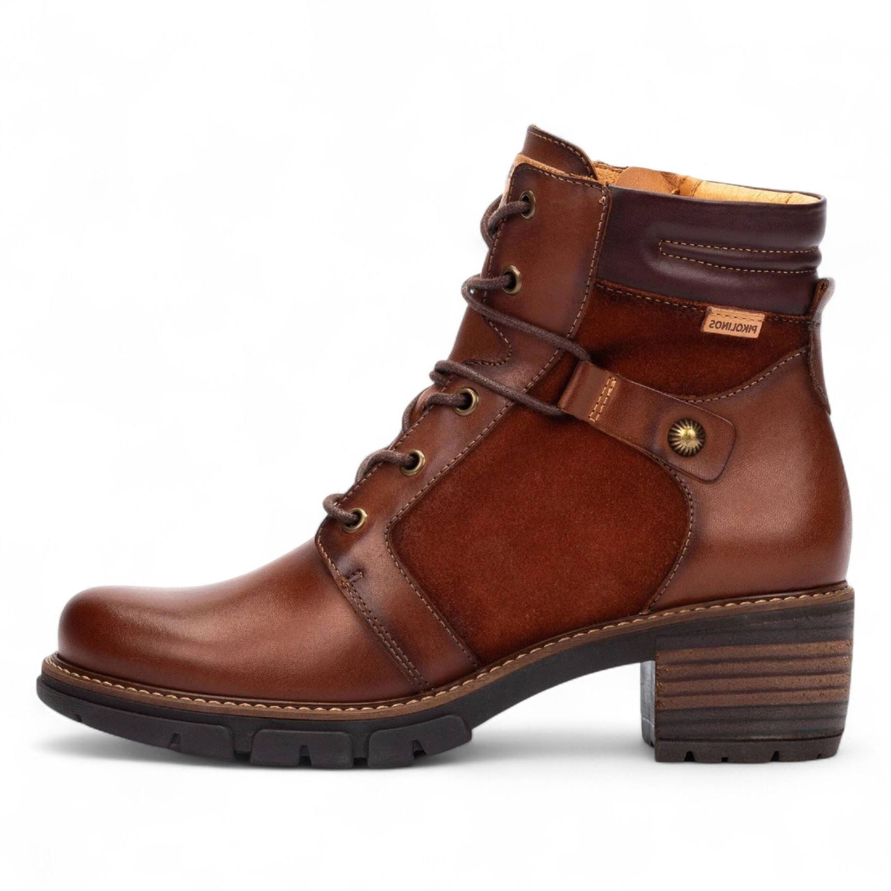 San Sebastia - Women's Cuero Brown Leather Ankle Boots