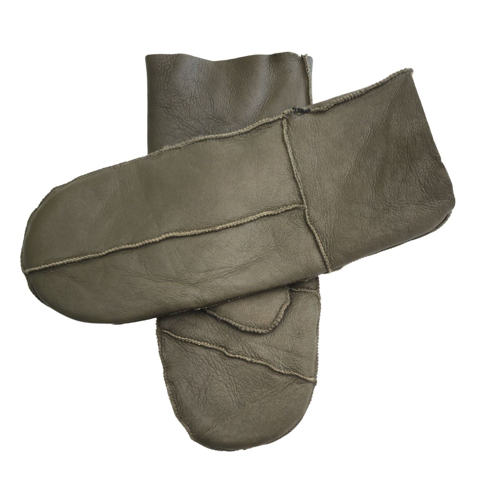 Women’s Premium Leather Shearling Wool Lining Gloves