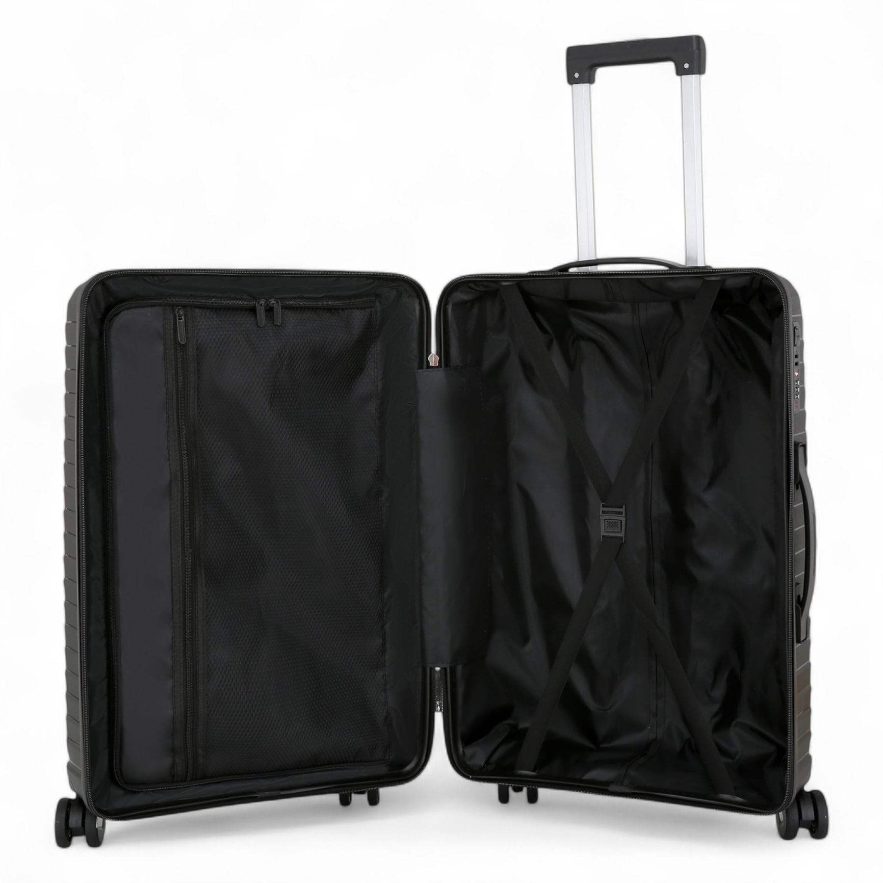 Hard Shell Suitcase Travel Set Durable Polypropylene Luggage