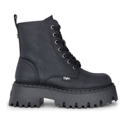 ASPEN LACE UP WARM - Women’s Black Combat Ankle Boots