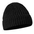 Mens Boys Ladies Unisex Wooly Knitted Beanie Ski Hat Warm Winter Turn Up Chunky - Knighthood Store