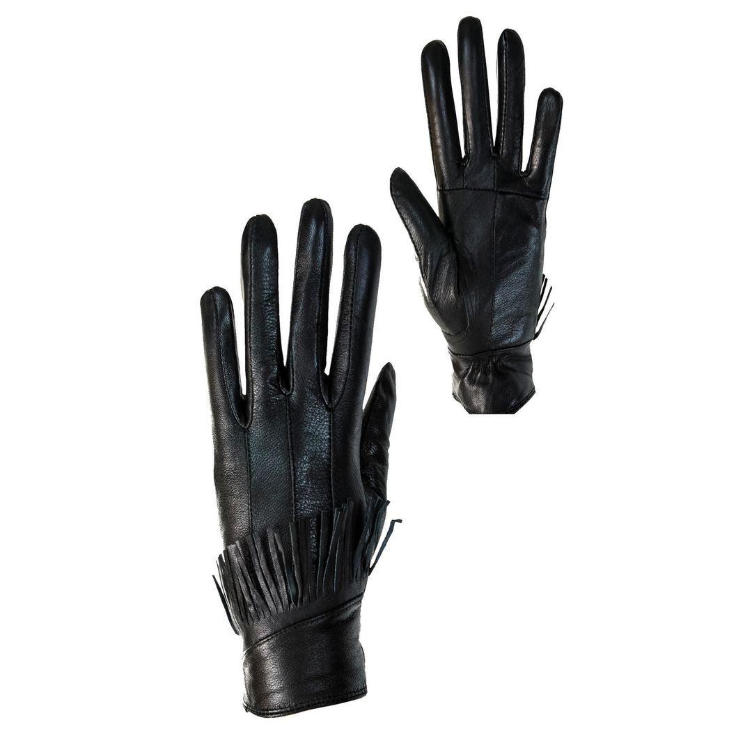 Womens Real Leather Winter Gloves Fur Fleece Lined Warm Ladies Gift Touch Screen - Knighthood Store