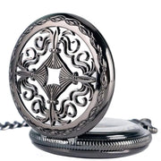 Mechanical Skeleton Antique Brass Vintage Pocket Watch